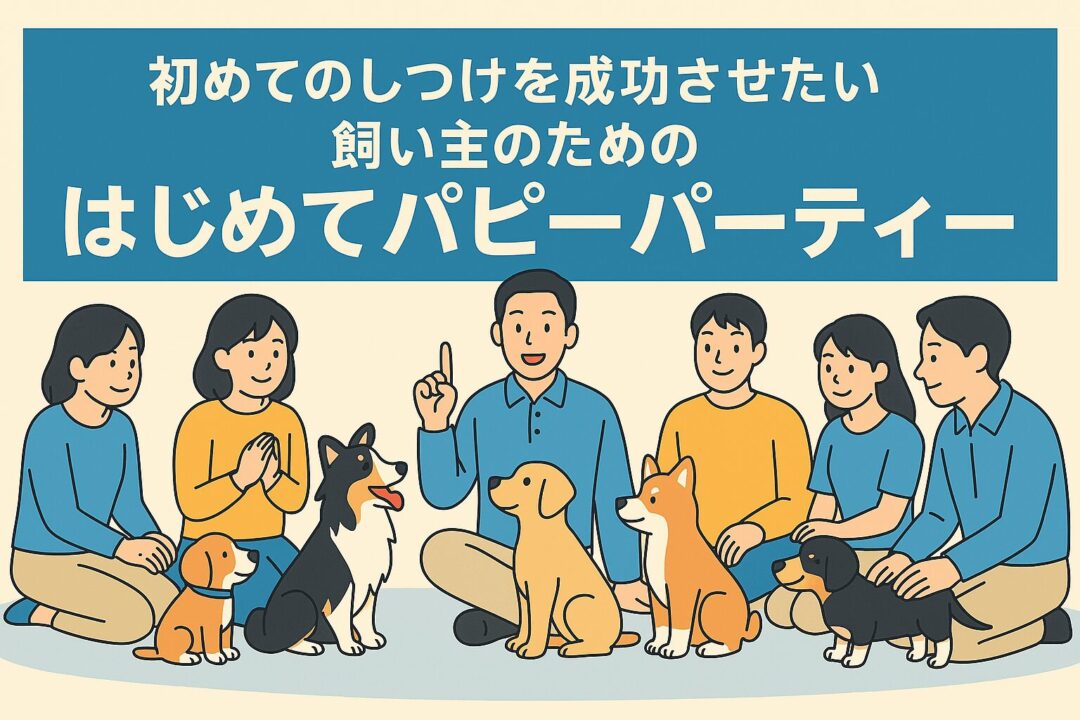 初めてのしつけを成功させたい飼い主のためのはじめてパピーパーティー